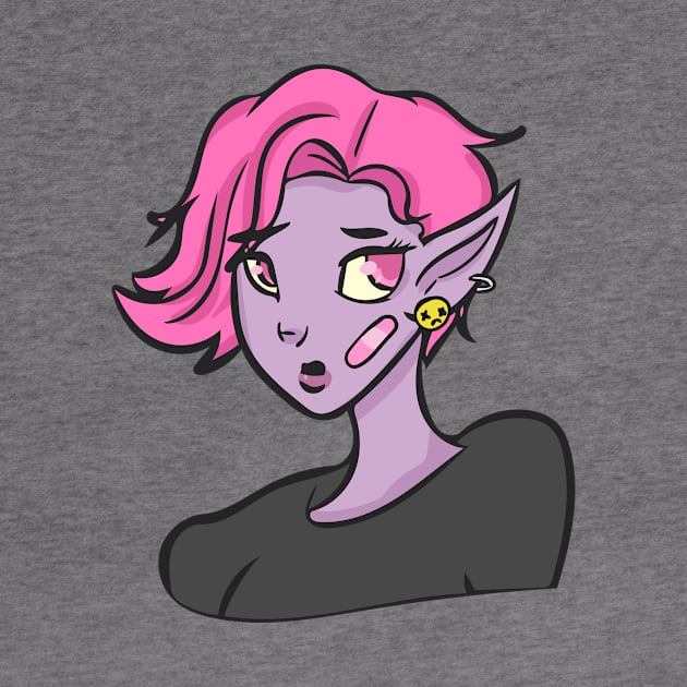 Cute Nervous Punk Elf by Nicheek